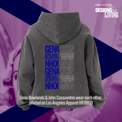 Gena Rowlands & John Cassavetes wear each other. (hoodie)