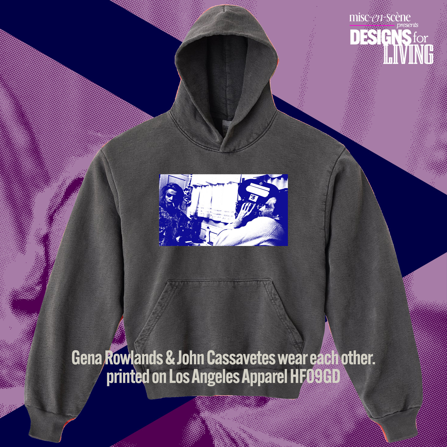 Gena Rowlands & John Cassavetes wear each other. (hoodie)