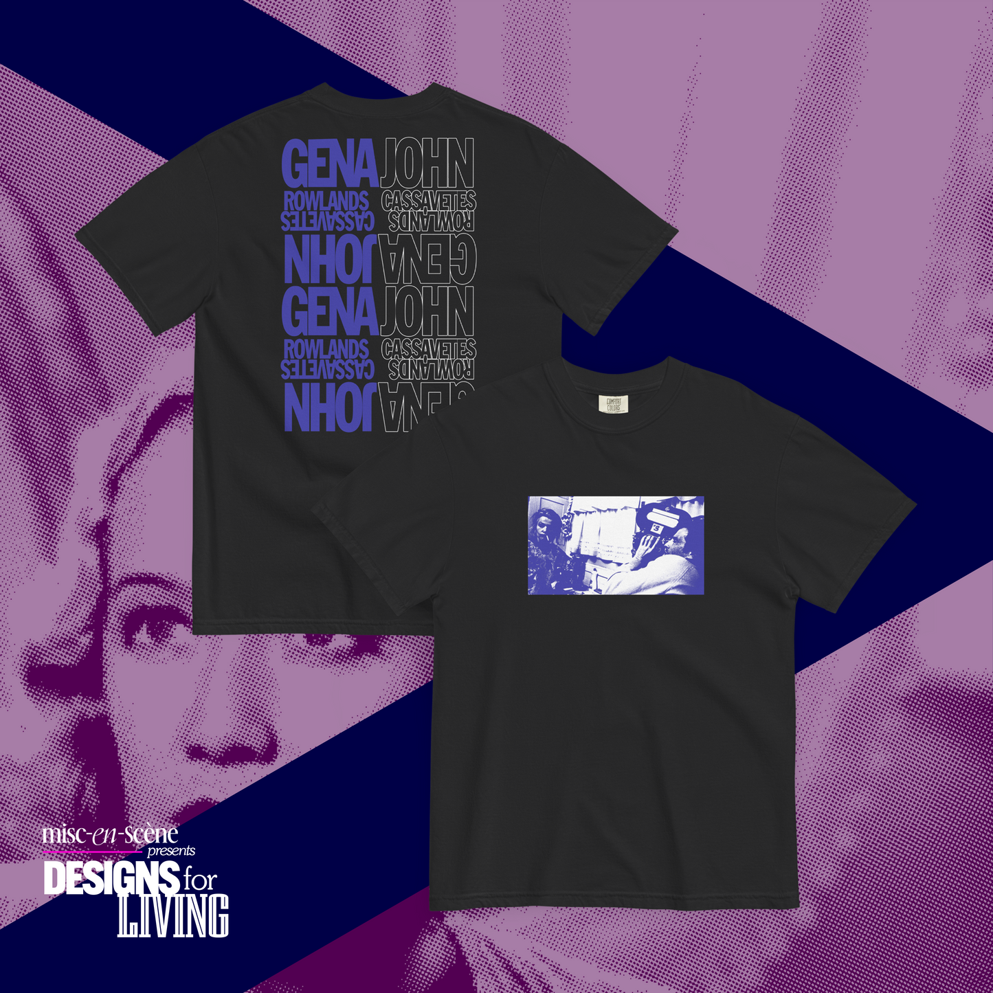 Gena Rowlands & John Cassavetes wear each other. (unisex)