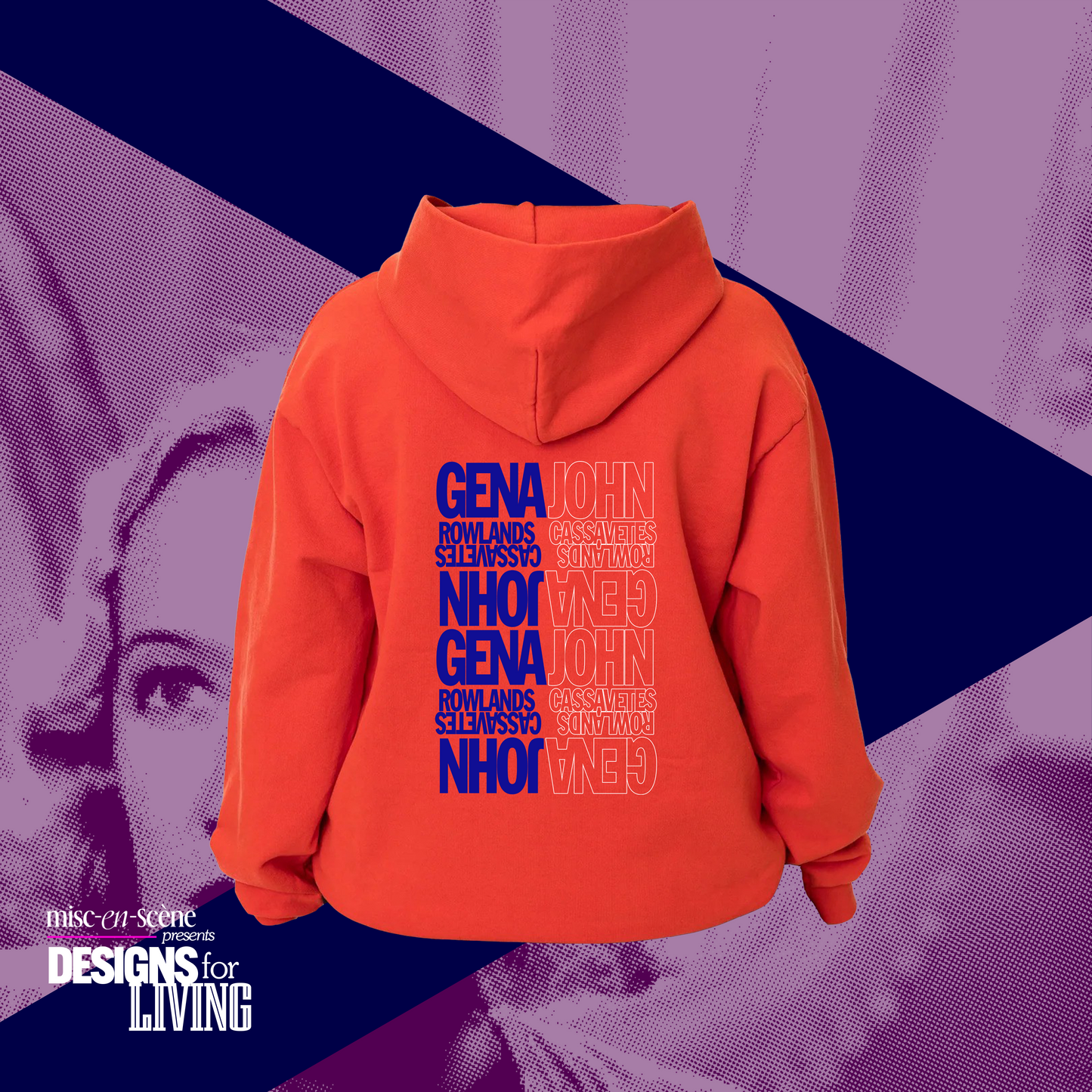 Gena Rowlands & John Cassavetes wear each other. (hoodie)